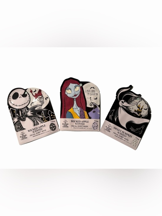 Nightmare Before Christmas Other - The Nightmare Before Christmas Scented Facial Sheet Masks- SET OF 3